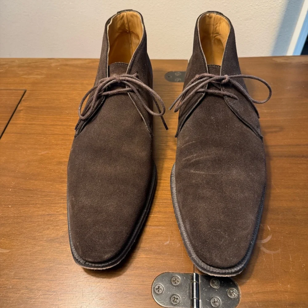 Suitsupply Brown Suede Chukka Boots